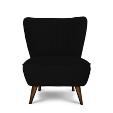 soho™ retro berjer siyah resmi
