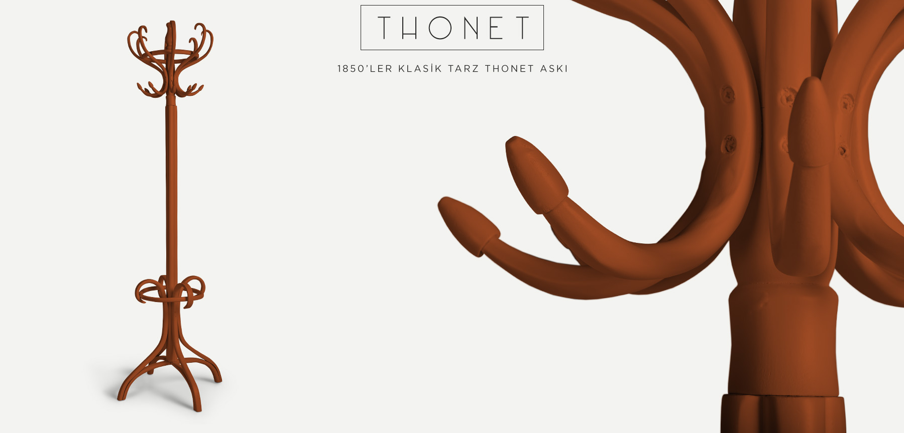 8'li taba thonet askılık resmi