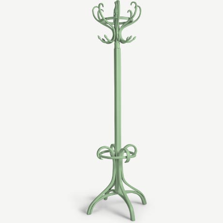 8'li su yeşili thonet askılık