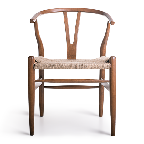 h. wegner ahşap wıshbone danısh™ sandalye resmi