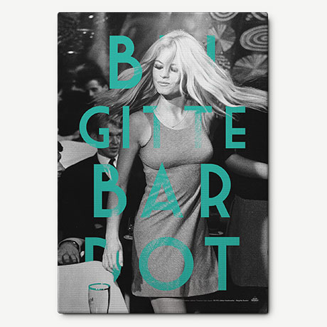 brıgıtte bardot retro kanvas tablo resmi