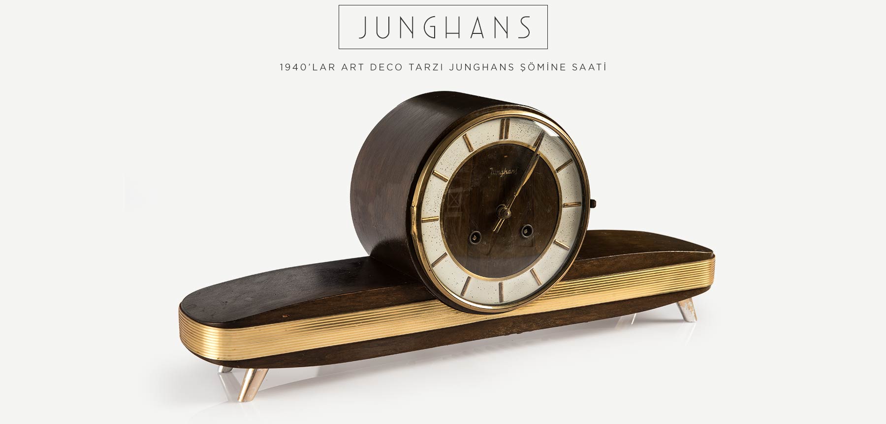 junghans art deco şömine saati resmi