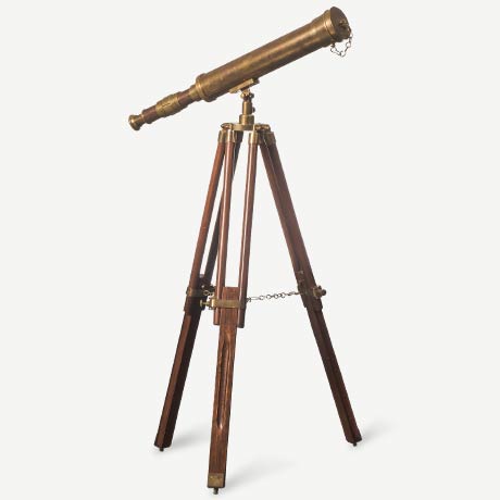 zoom xl antik pirinç teleskop resmi