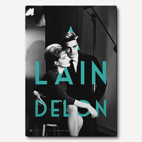 alaın delon retro kanvas tablo resmi