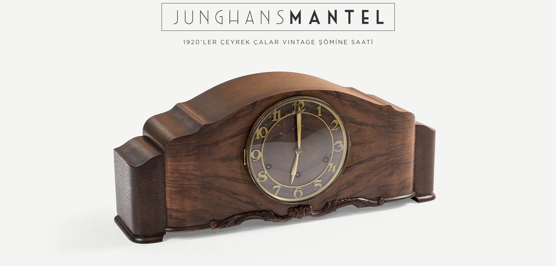junghans art deco şömine saati resmi