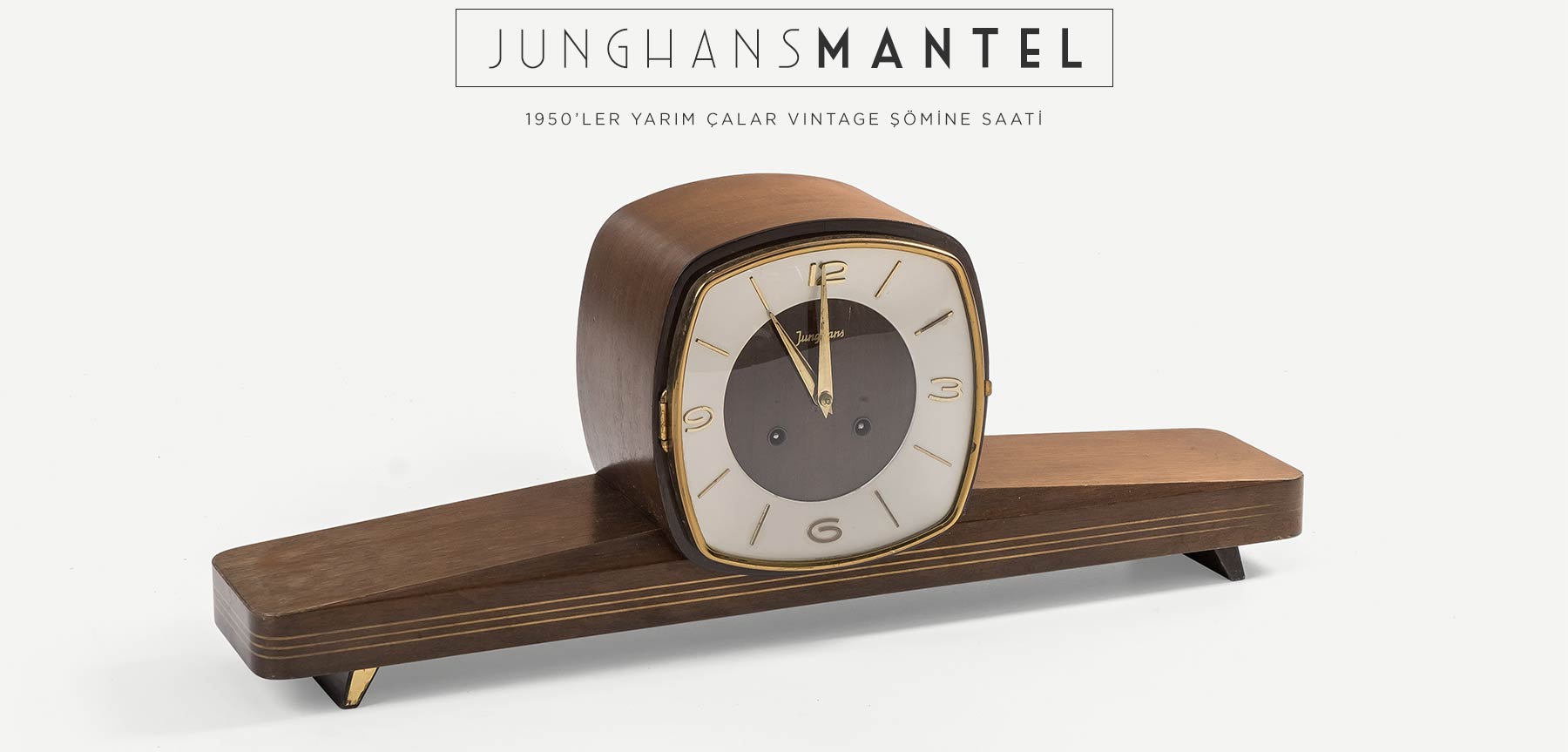 junghans art deco şömine saati resmi