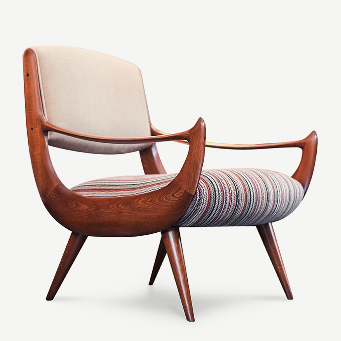 pointed retro berjer