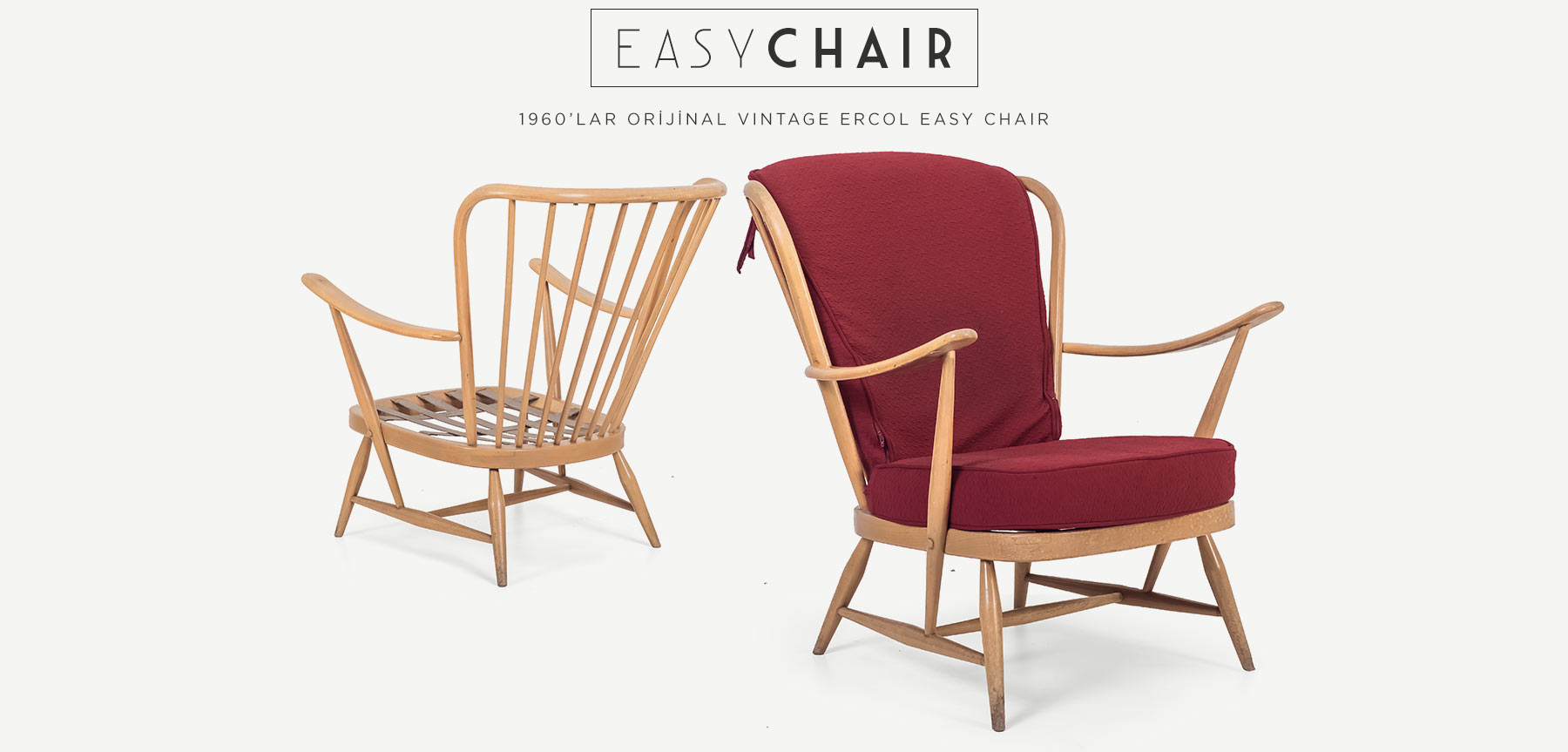 ercol vintage easy chair resmi