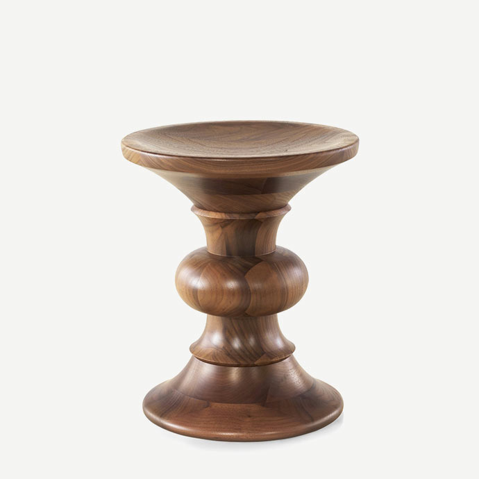 eames walnut stool b type