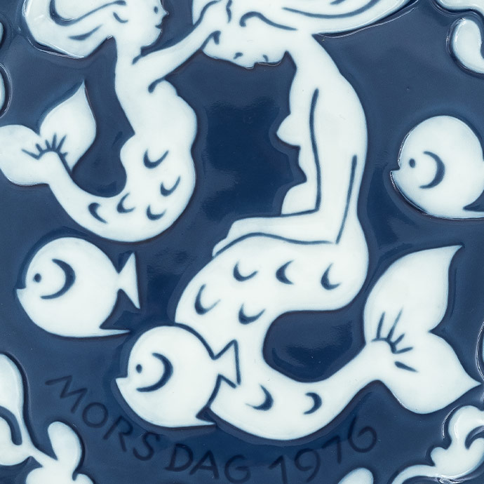 royal copenhagen mors dag koleksiyon tabağı resmi