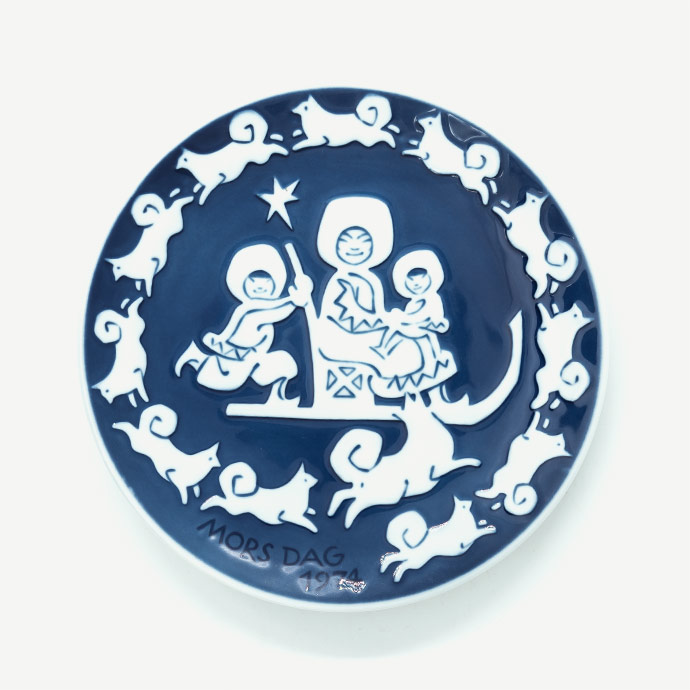 royal copenhagen mors dag koleksiyon tabağı resmi