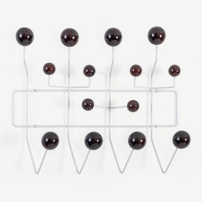 charles eames hang ıt all koyu ahşap toplu askılık