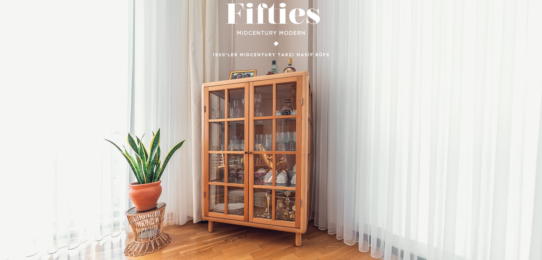 fifties midcentury büfe resmi