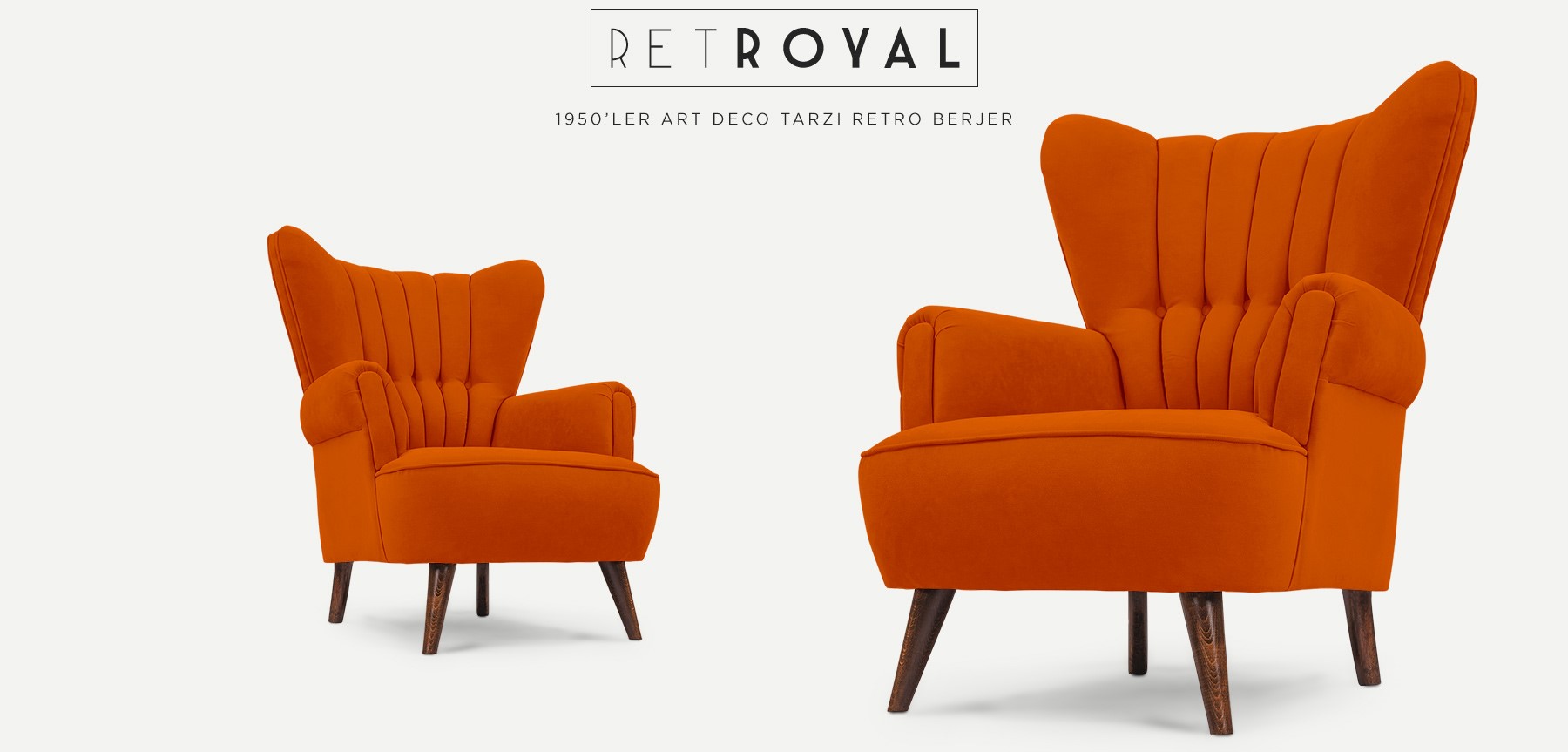 retroyal™ berjer turuncu resmi