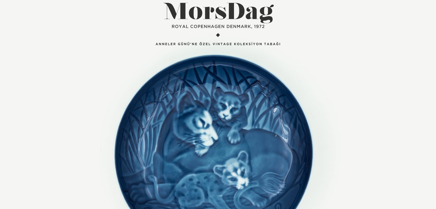 royal copenhagen mors dag koleksiyon tabağı resmi
