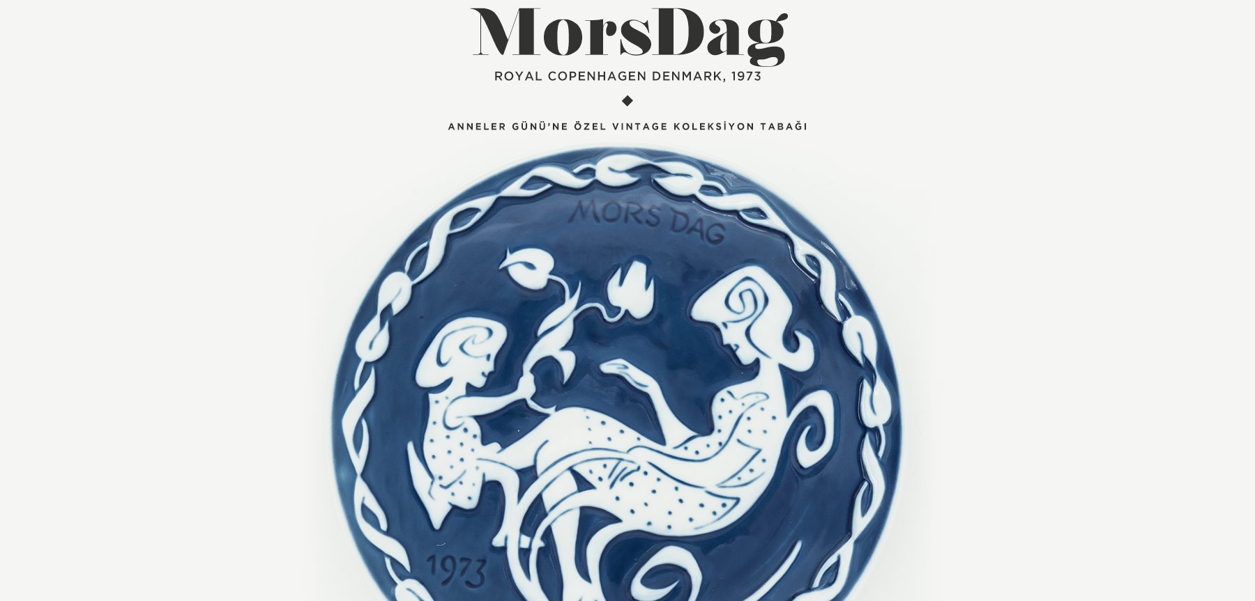 royal copenhagen mors dag koleksiyon tabağı resmi