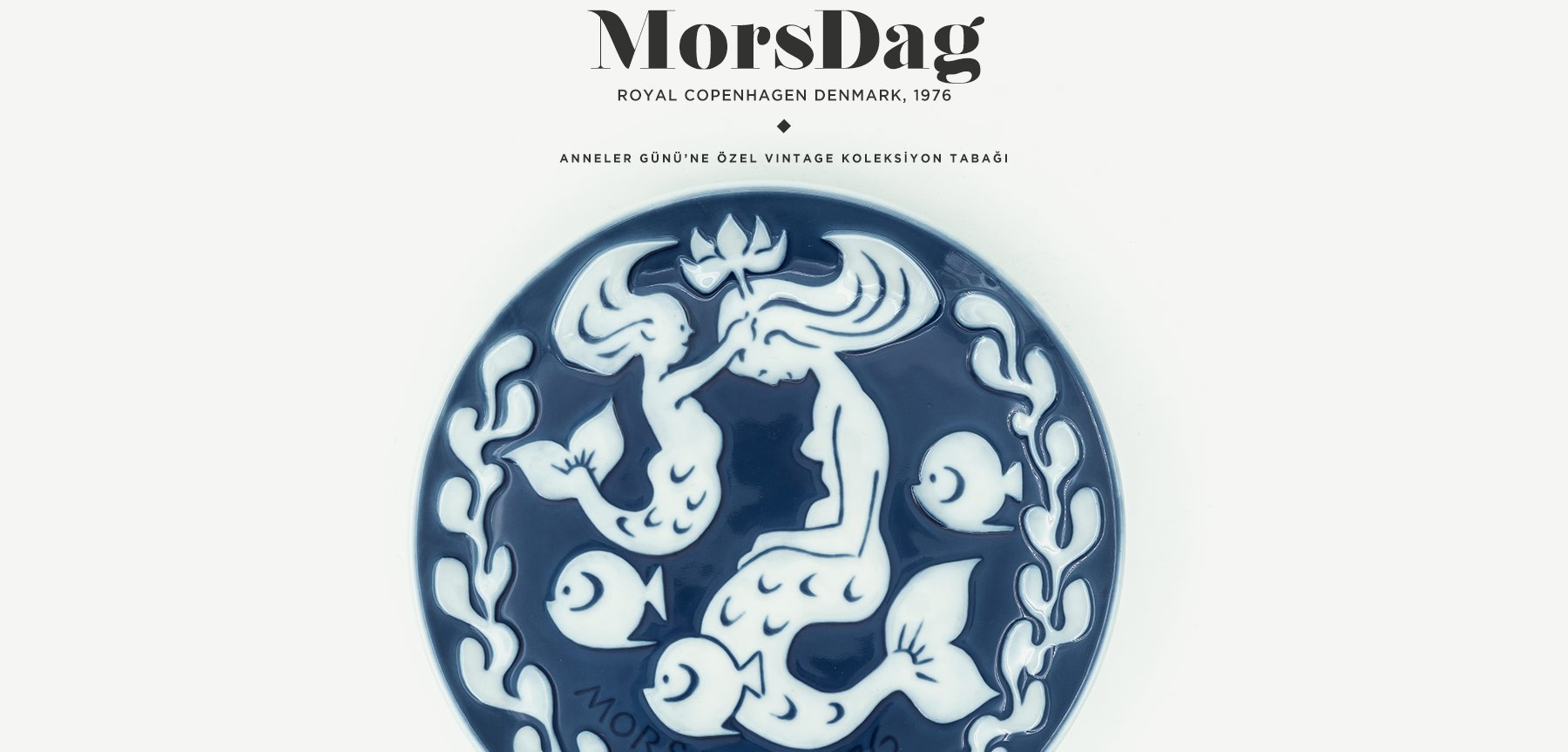 royal copenhagen mors dag koleksiyon tabağı resmi