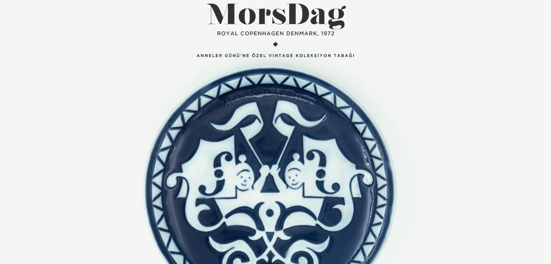 royal copenhagen mors dag koleksiyon tabağı resmi