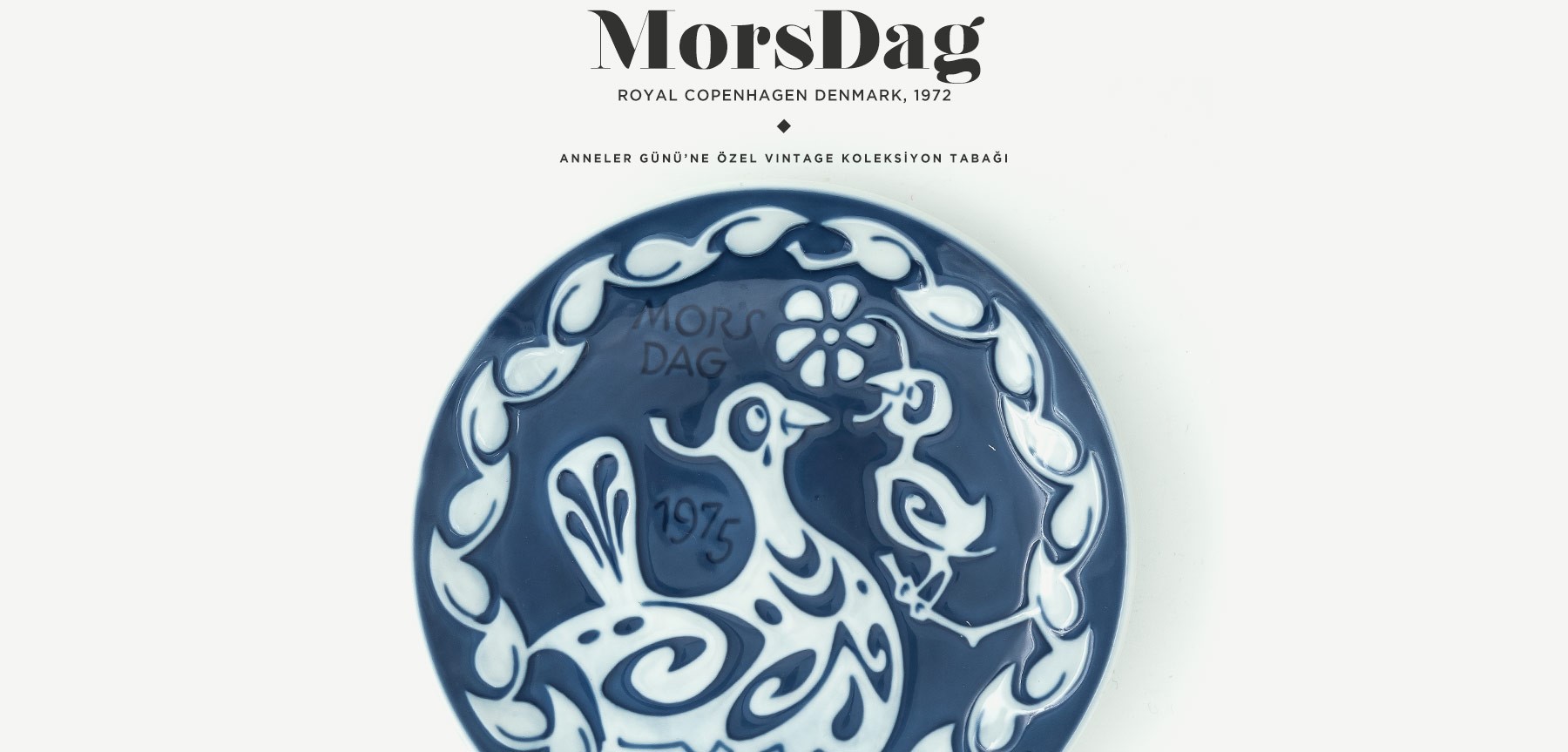 royal copenhagen mors dag koleksiyon tabağı resmi