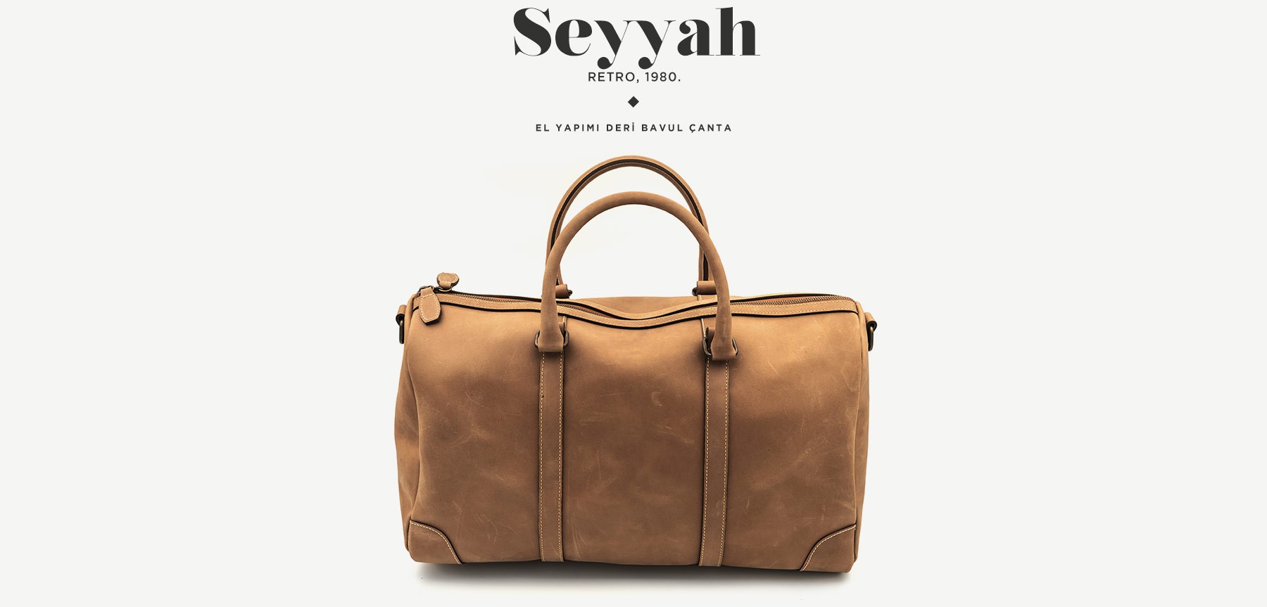 seyyah retro deri çanta resmi