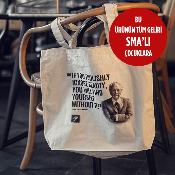 ham bez tote bag | frank lloyd wrıght resmi