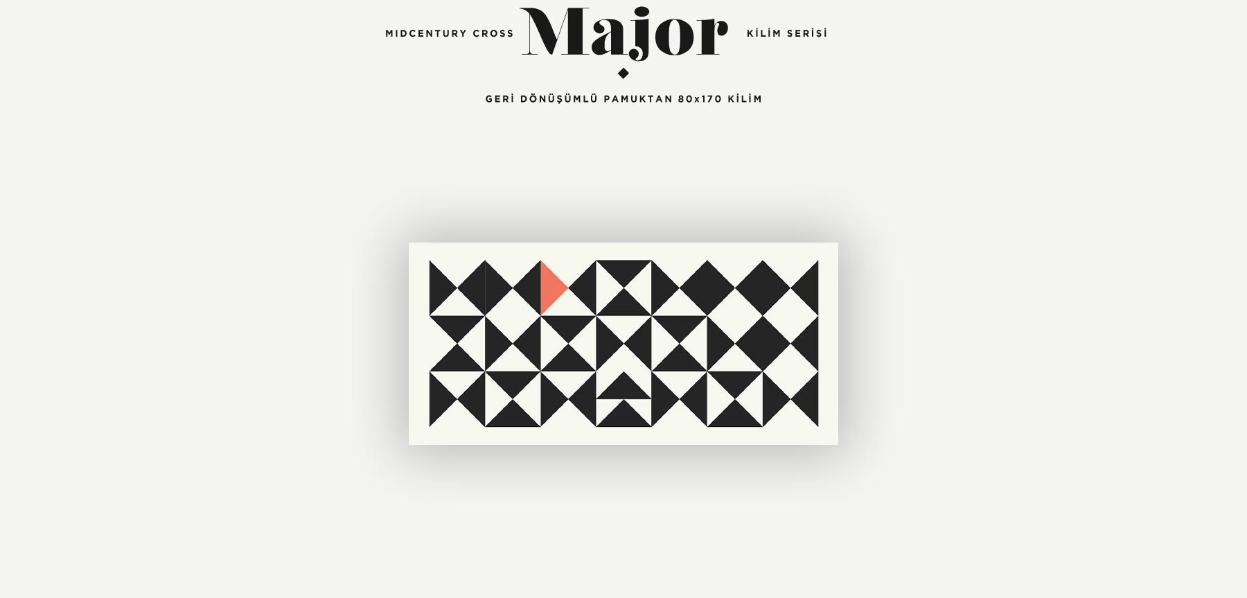 midcentury cross major kilim serisi resmi