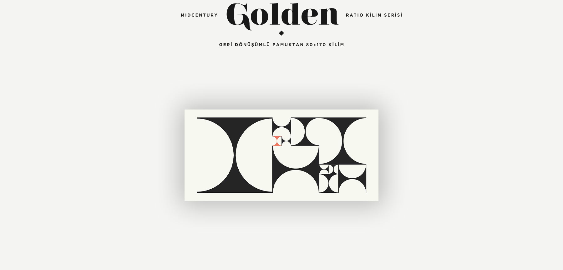 midcentury golden ratio kilim serisi resmi