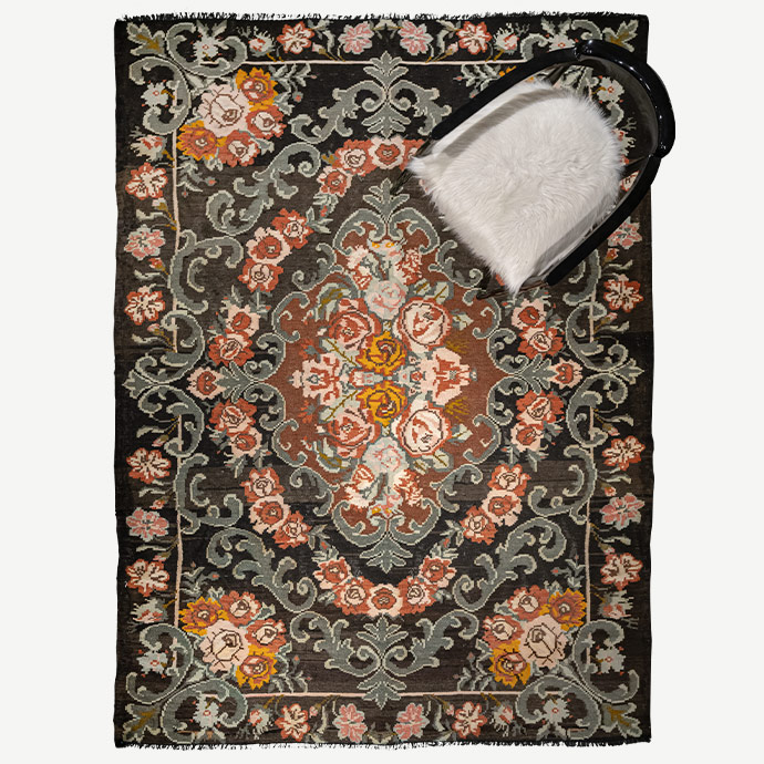 vintage karabağ kilimi 4,81 m2 resmi