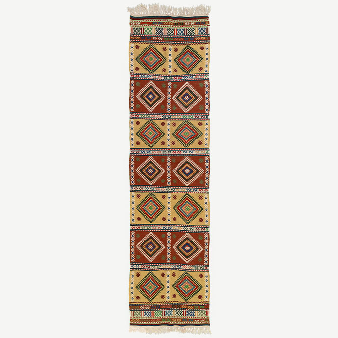 vintage helvacı köy menemen el dokuması kilim 2,47 m2 resmi