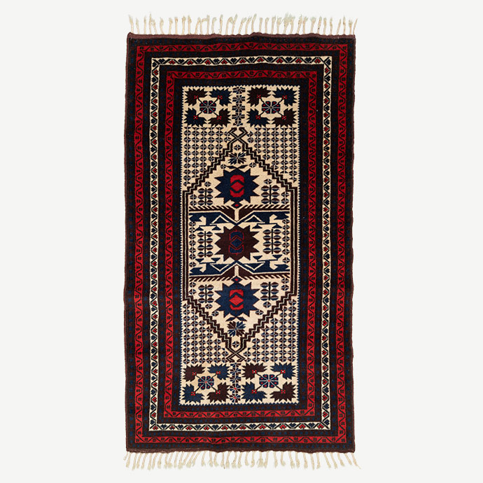 vintage yağcıbedir halısı 1,78 m2 resmi