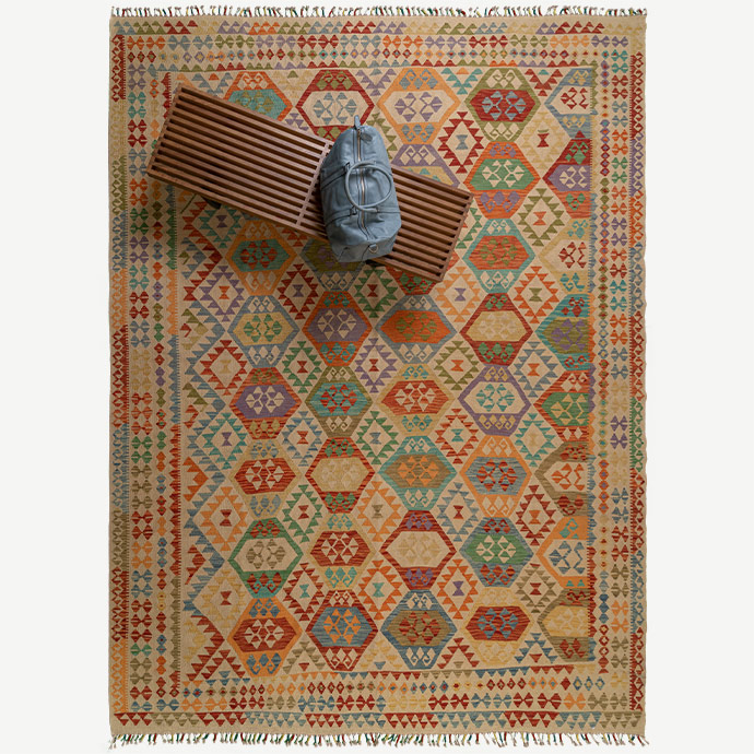kayseri el dokuması kilim 12,30 m2 resmi
