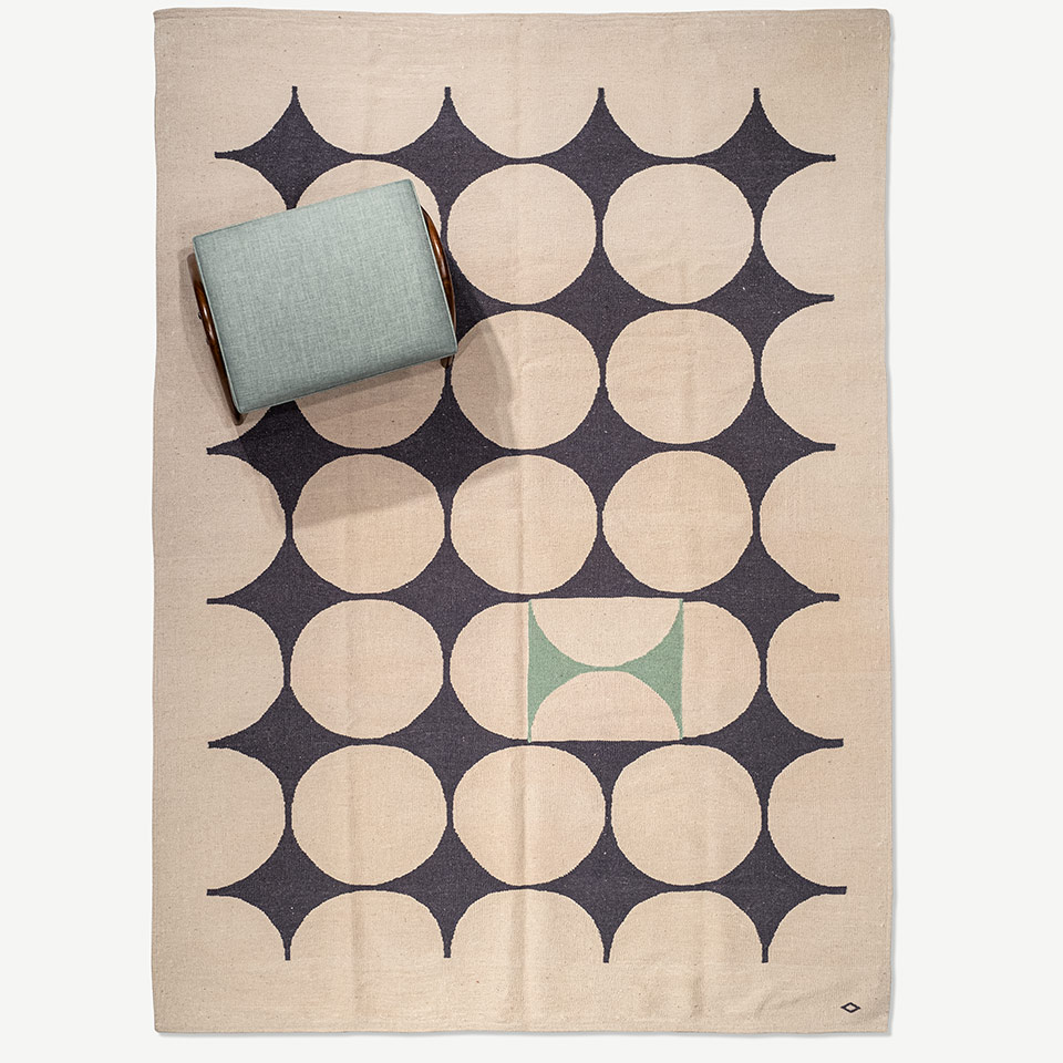 circle el dokuması kilim 170x236, 4 m2 resmi