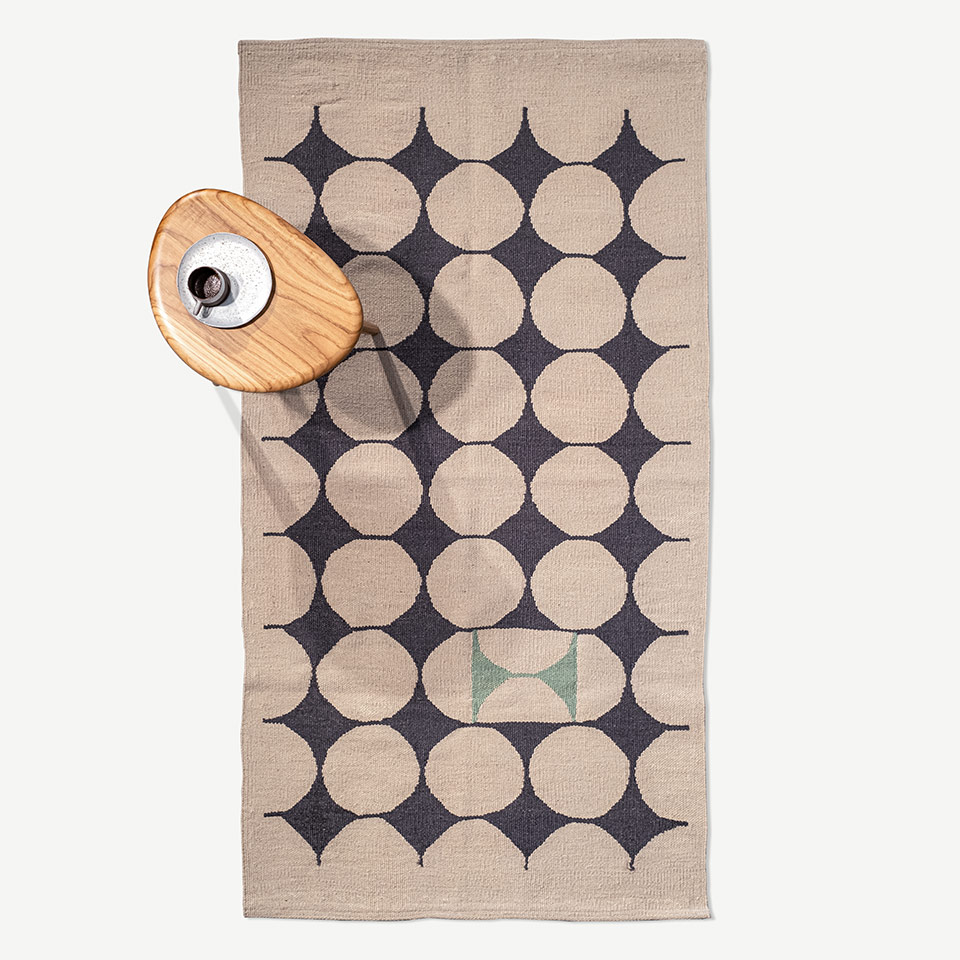 circle el dokuması kilim 81x154, 1,23 m2 resmi