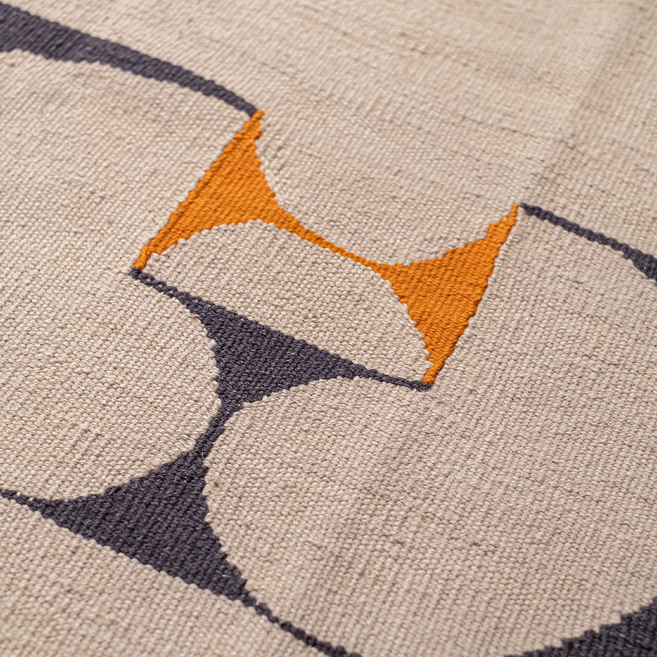 golden ratio el dokuması kilim 167x238, 4 m2 resmi
