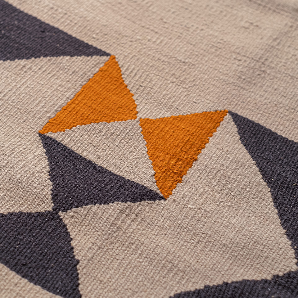 cross golden ratio el dokuması kilim 170x235, 4 m2 resmi