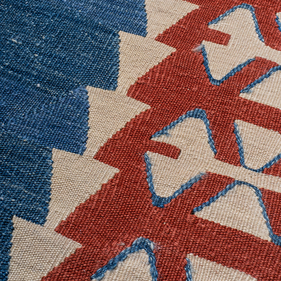 kıyı el dokuması kilim 3,91 m2 resmi