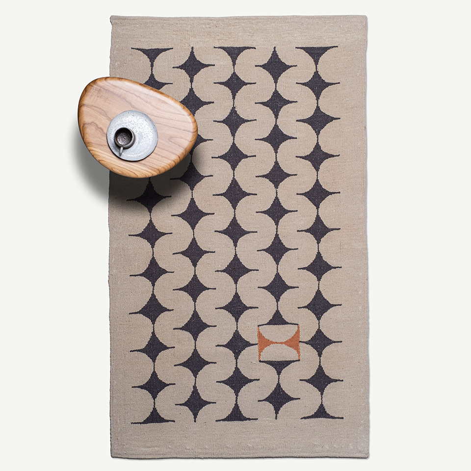star el dokuması kilim 80x145, 1,23 m2 resmi