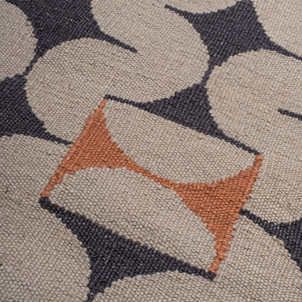 star el dokuması kilim 80x145, 1,23 m2 resmi