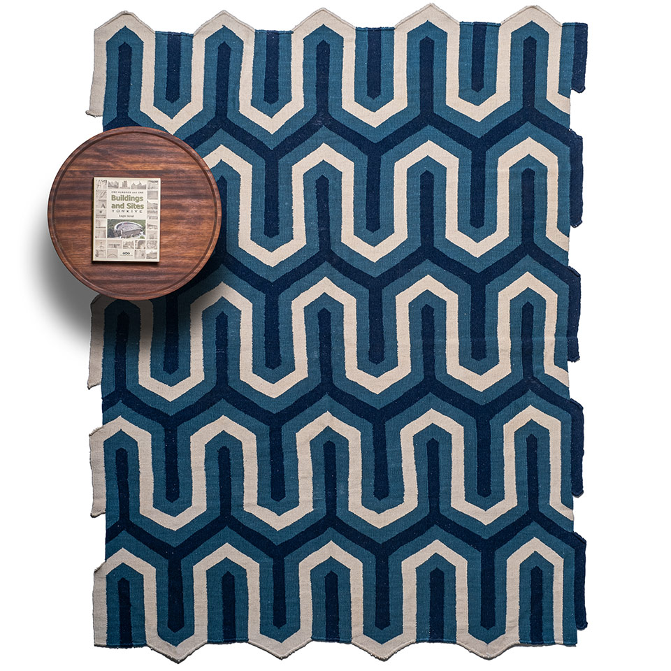 ziggurat el dokuması kilim 174x234, 4,10 m2